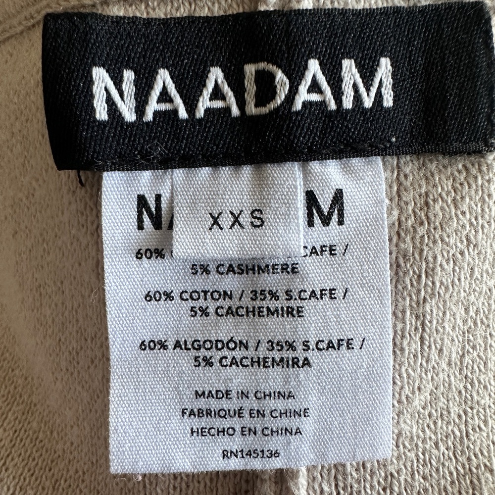 Naadam Cafe Cotton Cashmere Cropped Pant - Picture 5 of 6